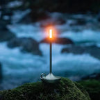 Minimalist white LED table lamp with adjustable brightness, smooth aluminum body, and elegant round shade. Perfect for Scandinavian-inspired decor and reading corners  Bellvian modern lighting collection.